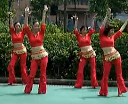 周思萍广场舞系列 印度藏歌（背面）