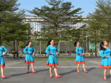 陈雪的水兵广场舞《曼丽》教学视频