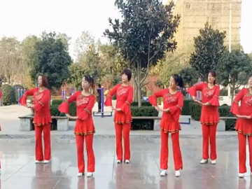 浦城燕子的广场舞《不要停》分解教学视频