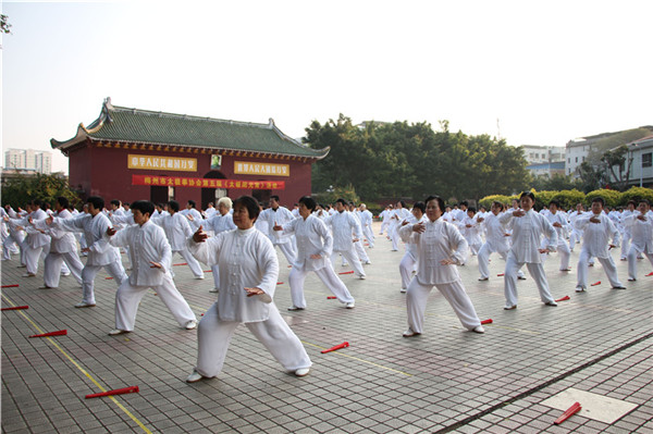 广东省梅州市太极拳协会举办第五届《太极闹元宵》活动