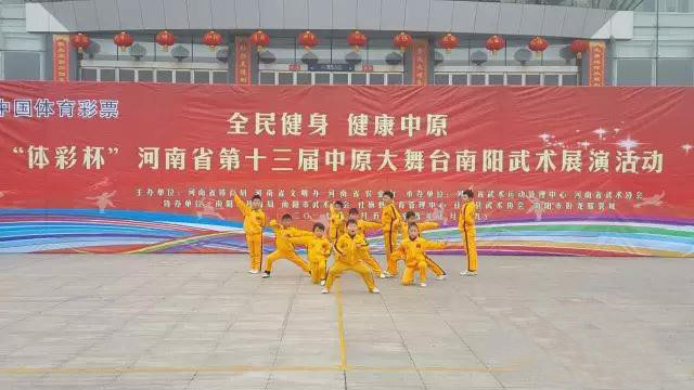 南阳站:河南省第十三届中原武术大舞台展示活动隆重开幕