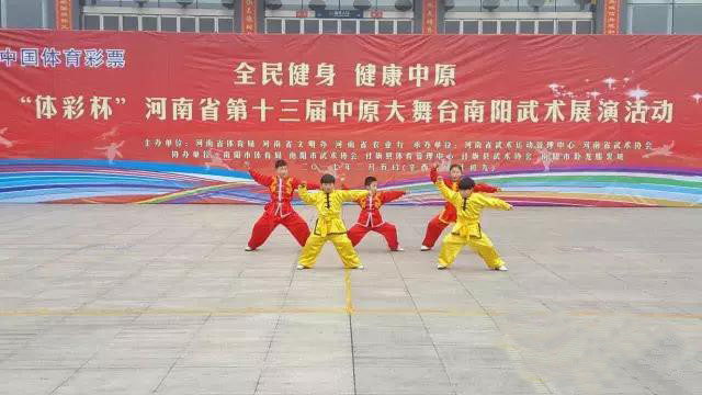 南阳站:河南省第十三届中原武术大舞台展示活动隆重开幕