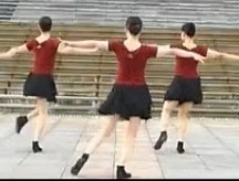 紫蝶踏歌广场舞俄罗斯舞曲 含背面教学视频