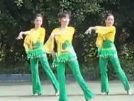 周思萍广场舞 印度舞恰恰 背面分解口令