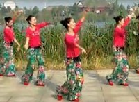 火火的中国风 江西鄱阳春英广场舞 正面视频 附舞曲下载