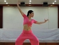 银盘施工局广场舞-印度风情 正、反面教学视频