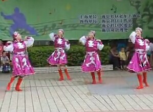 深圳林海广场舞骏马奔驰保边疆视频演示舞曲免费广场舞