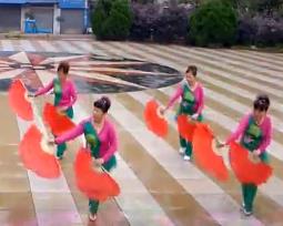 幸福天天 紫薇广场舞中国歌最美 中老年简单扇子舞