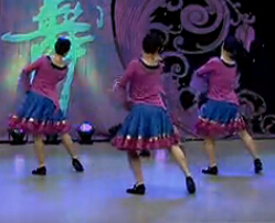 杨艺广场舞祝福西藏 背身动作演示广场舞视频免费