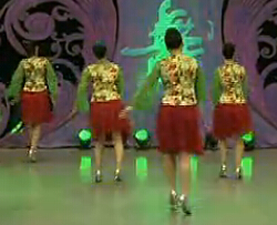 杨艺广场舞中国style 背面动作演示视频舞曲免费