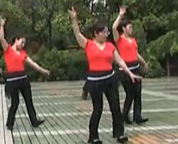 高安广场舞火红的花儿 广场舞视频歌曲免费