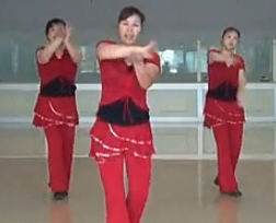 菏泽三院广场舞---清江画廊土家妹热门广场舞视频舞曲