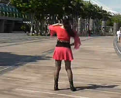 雨柔广场舞 唱起来背身动作演示广场舞视频免费