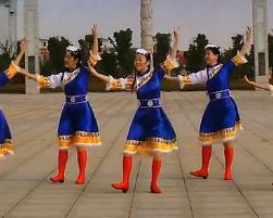 阿中中广场舞西藏之舞 演示团队江西永修梅梅翠翠舞蹈队