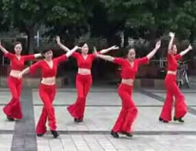 周思萍广场舞系列 吉特巴红月亮 摄像制作大人 舞曲编辑海马