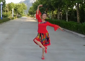 广场舞教学 立华广场舞天上西藏 正背面附口令教学 热门广场舞视频舞曲