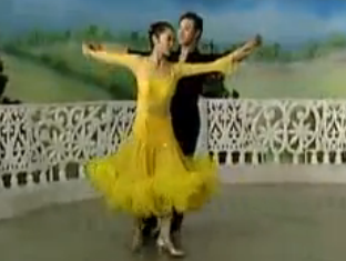 杨艺许玮娜教你跳慢三 第五讲新疆舞步 华尔兹舞的通俗跳法