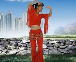 楚悦广场舞 印度藏歌正面动作演示视频