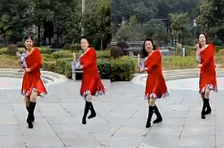 沅陵燕子广场舞鼓动天地 附背面演示 2015年热门广场舞视频舞曲