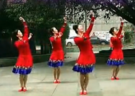 广场舞教学 兴梅原创广场舞天降吉祥 2015年最新广场舞蹈歌曲音乐免费