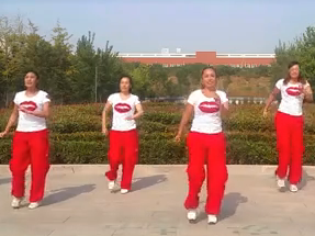 舞动旋律2007健身队广场舞美美哒正面背面含教学