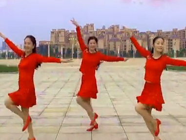 阿中中广场舞花舞人间正面背面含教学 江西梅梅翠翠舞蹈演示