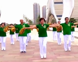 广场舞跳到北京 富建装饰舞蹈队广场舞 最新简单广场舞变队形表演