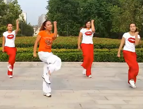 舞动旋律2007健身队广场舞中国话正面背面含教学