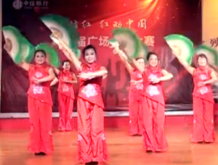 桃艺舞蹈队广场舞幸福赞歌 广场舞我们的美好时代 “中信红 红动中国"第三届广场舞大赛视频
