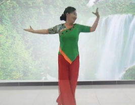 山谷里的思念广场舞舞蹈视频 北京望京凤凰姐妹广场舞