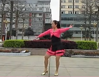 惠子广场舞最美的姑娘 附小兰背面演示