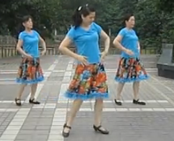 春风广场舞 来到香巴拉正面动作演示视频
