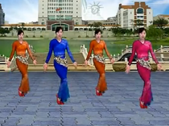 游城广场舞西藏桑巴 编舞格格応子 融合了民族时尚元素的广场舞