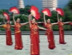 杨艺广场秧歌舞中国大舞台演示教学 热门中老年广场舞