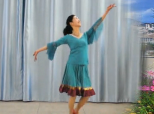 艳艳广场舞想西藏演示教学 广场舞歌曲音乐教学视频免费