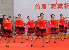 心月广场舞串烧 我家在中国 跳到北京 海棠湾比赛