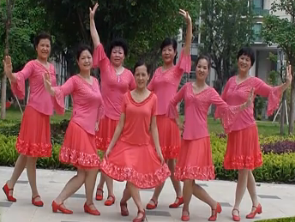 舞在深圳湾广场舞最怕结果爱不起正面背面 恰恰 原创编舞雨丝