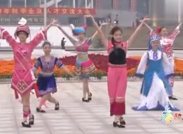 汉族健身舞 广西民族之花健身舞 舞动广西系列民族健身操健身舞发布推广暨展示活动
