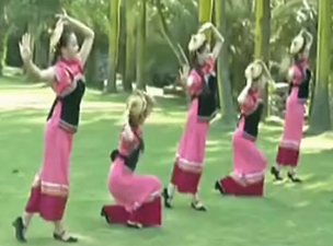 舞动广西——毛南族健身舞《毛南族的小阿妹》（完整演示）