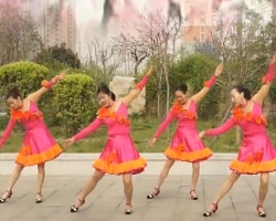 海飞燕广场舞桃花开满三月天 2015最新超清广场舞视频免费