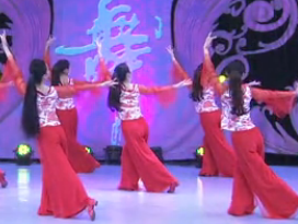 无字碑背身动作演示 古典舞 杨艺全民广场健身舞第十五季