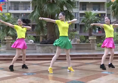 杨丽萍广场舞 英文健身操（活力健身操） 含整体示范和背面分解动作
