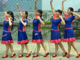 柯桥晴晴明珠广场舞请你来新疆 编舞王梅 民族风格中老年广场舞