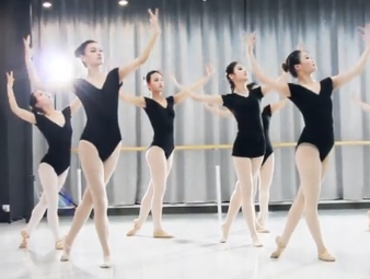 单色舞蹈欣赏 芭蕾组合 身韵组合 维舞片段 中国舞教练班学习成果展示