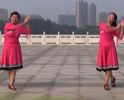 北京望京凤凰姐妹广场舞草原的月亮 编舞応子 中老年广场舞视频
