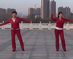 北京望京凤凰姐妹广场舞谁是我的郎 编舞格格 动感时尚的广场舞