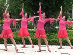 舞在深圳湾广场舞八九雁来正面背面含教学