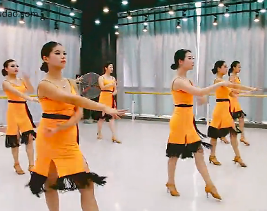 拉丁舞舞蹈视频 单色舞蹈