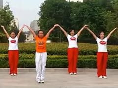 舞动旋律2007健身队广场舞全民共舞正面背面