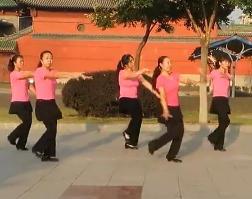 忻州相约快乐广场舞格桑花儿开 中老年广场舞视频